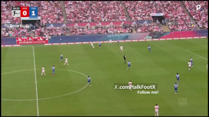 1.  Köln 1-1 Hoffenheim - Said El Mala 51'