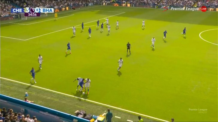 Chelsea 3-1 Brighton & Hove Albion - Malick Yalcouye 35'