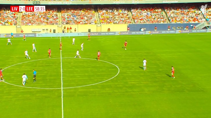 Liverpool 2-1 Leeds - Brenden Aaronson 60'