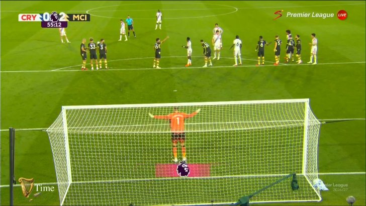 C Palace 1-2 Man City - Gianluigi Donnarumma (own goal) 56'