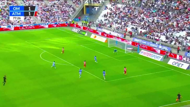 Olympique de Marseille 1-2 Real Madrid - Carlos Martin  78'