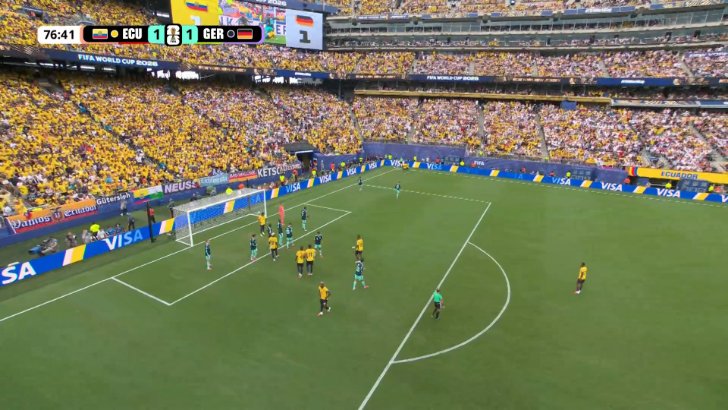 Ecuador 2-1 Germany - Gonzalo Plata 78'