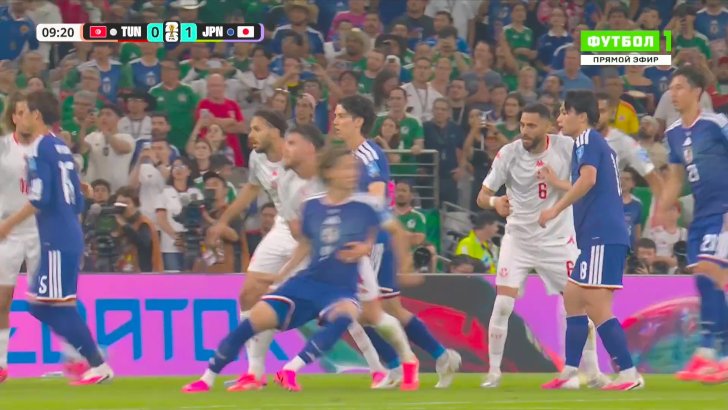 Aymen Dahmen great save against Japan 11'