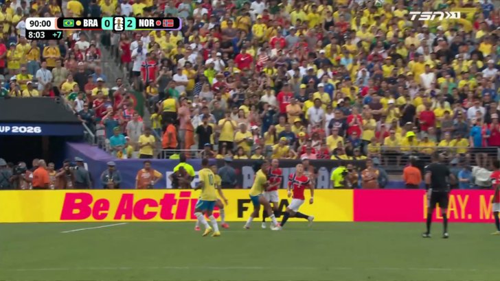 Brazil 1-2 Norway - Neymar penalty 90+10'