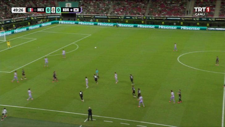 Luis Romo scores in the 49' for Mexico against South Korea
