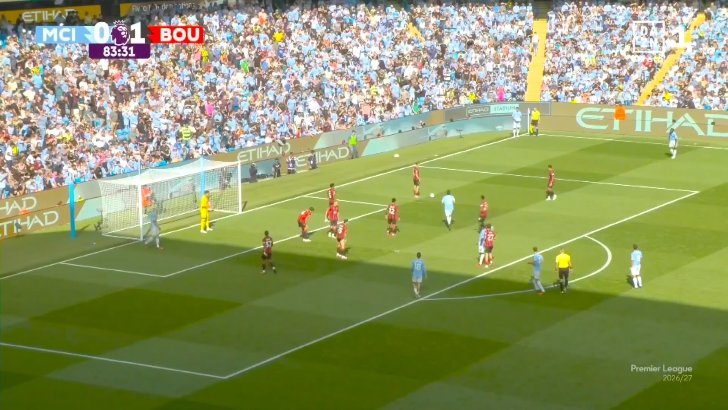 Man City 1-1 A Bournemouth - M. Guéhi 84'
