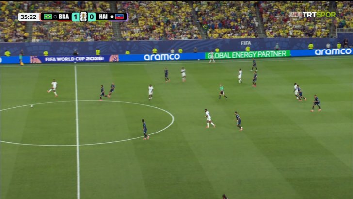 Matheus Cunha scores for Brazil in the 23rd minute