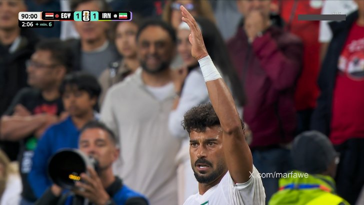 Egypt 1 - 2 Iran - Shoja Khalilzadeh 90+3'