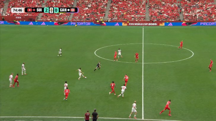 Switzerland 2-1 Canada - Promise David 76'