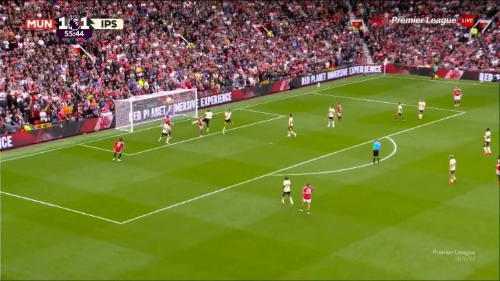 Man United 2-1 Ipswich Town - Harry Maguire 56'