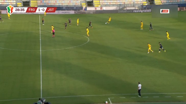Frosinone 2-0 Juventus - Matteo Cichella 29'