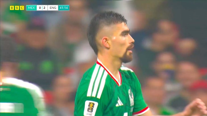 Mexico 1 - 2 England - Julián Quiñones 42'