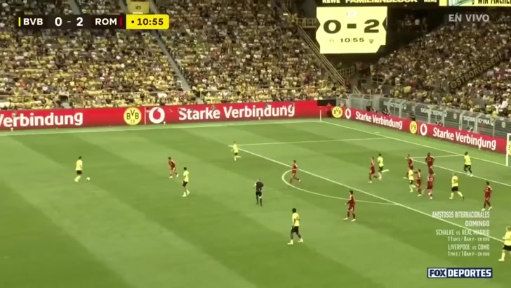 Borussia Dortmund 1-2 AS Roma - Julian Ryerson  12'