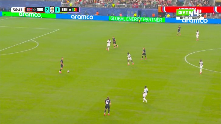 Norway 3 - 1 Senegal - Erling Haaland 58'