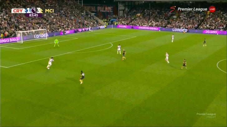 C Palace 1-4 Man City - Erling Haaland 84'