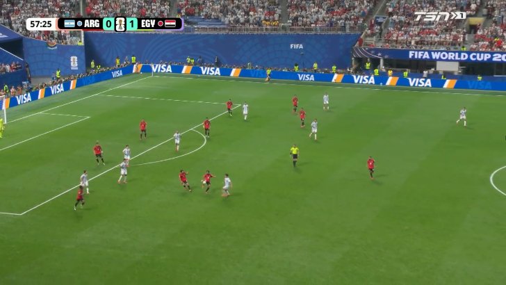 Argentina 0 - 2 Egypt - Mostafa Ziko 58'