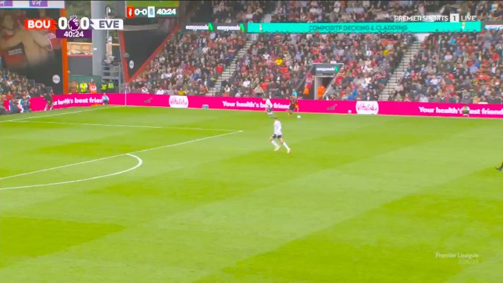 A Bournemouth 1-0 Everton - A. Scott 41'