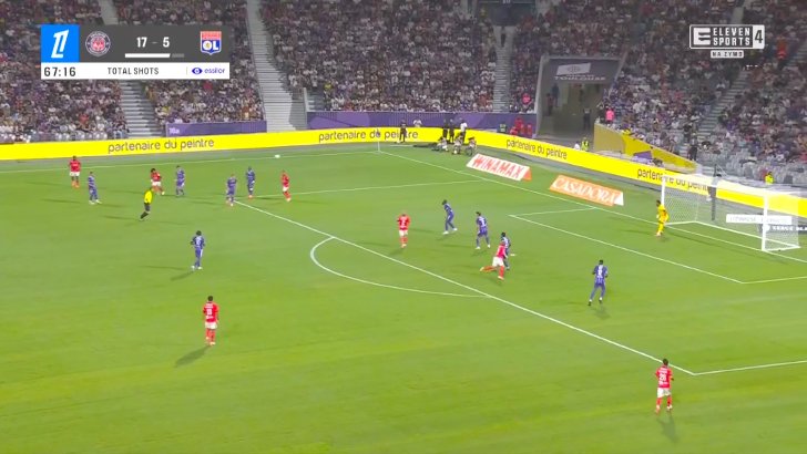 Toulouse  0-1 Olympique Lyonnais - Noah Nartey  68'