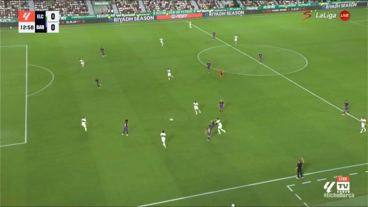 Elche 0-1 Barcelona - Raphinha (penalty) 14'