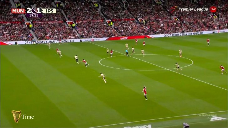 Man United 3-1 Ipswich Town - Bruno Fernandes (penalty) 61'