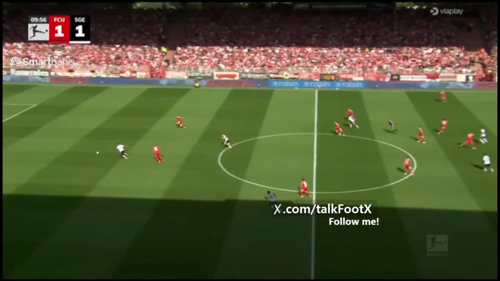 Union Berlin 1-2 Eintracht Frankfurt - Younes Ebnoutalib 11'
