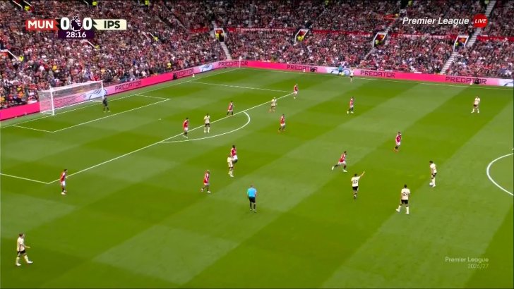 Man United 0-1 Ipswich Town - Leif Davis 29'