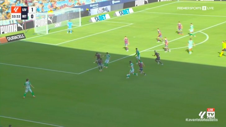 Levante 1-1 Real Betis - Marc Bartra  34'