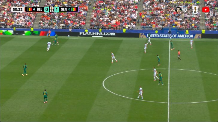 Belgium 0 - 2 Senegal - Ismaïla Sarr 51'