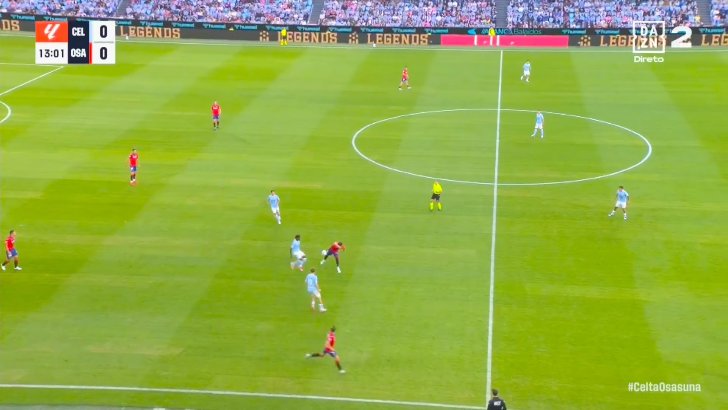 Celta Vigo 1-0 CA Osasuna - Iago Aspas  14'