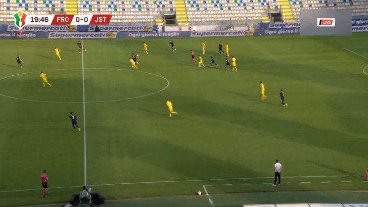 Frosinone 1-0 Juventus - Giorgi Kvernadze 20'