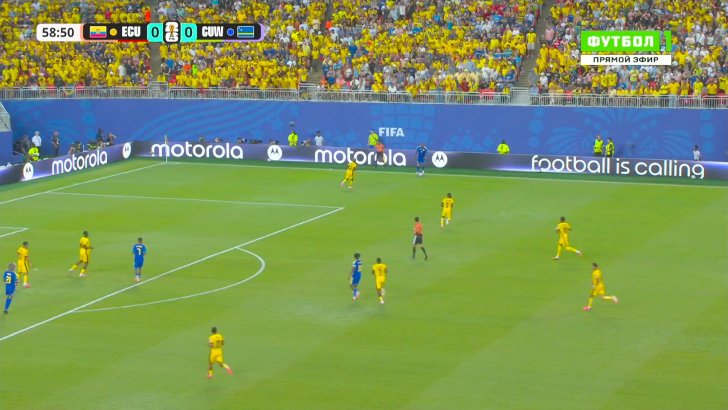 Curacao chances against Ecuador 60'