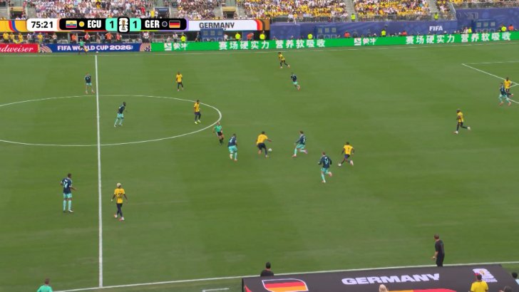 Leroy Sane chance against Ecuador 76'