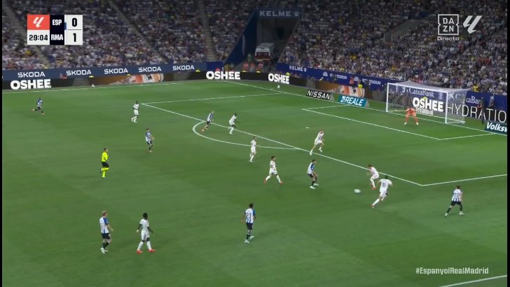 RCD Espanyol 1-1 Real Madrid - A. C. Torrado 30'