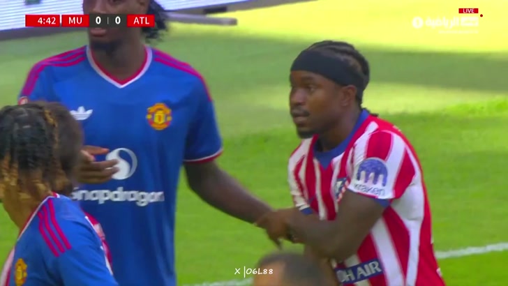 Manchester United 0-1 Atlético - Arnau Ortiz 5'