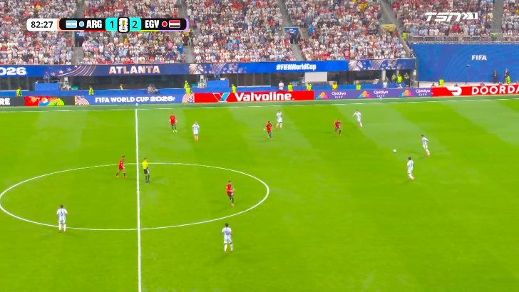 Argentina 2 - 2 Egypt - Lionel Messi 84'