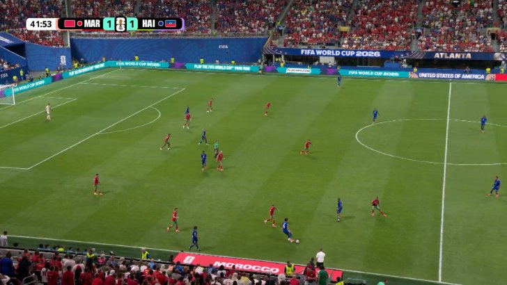 Morocco 1-2 Haiti - Wilson Isidor 41'