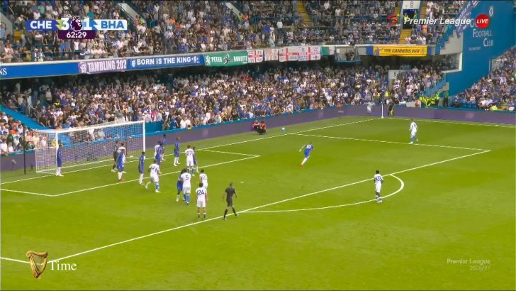 Chelsea 3-2 Brighton & Hove Albion - Joao Pedro (own goal) 63'