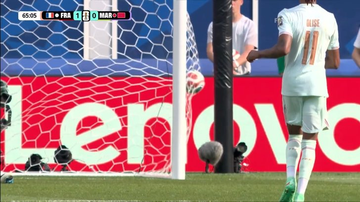 France 2 - 0 Morocco - Ousmane Dembele 66'
