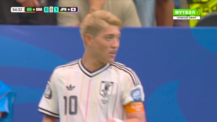 Brazil 1-1 Japan - Casemiro 56'