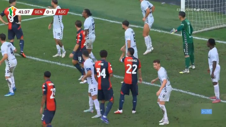 Genoa 1-1 Angers SCO - Alessandro Marcandalli 42'