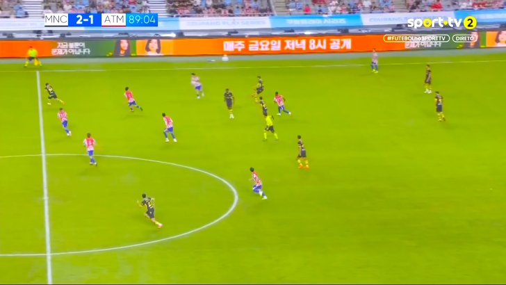 Manchester City 3-1 Atletico Madrid - Rayan Ait-Nouri 90'