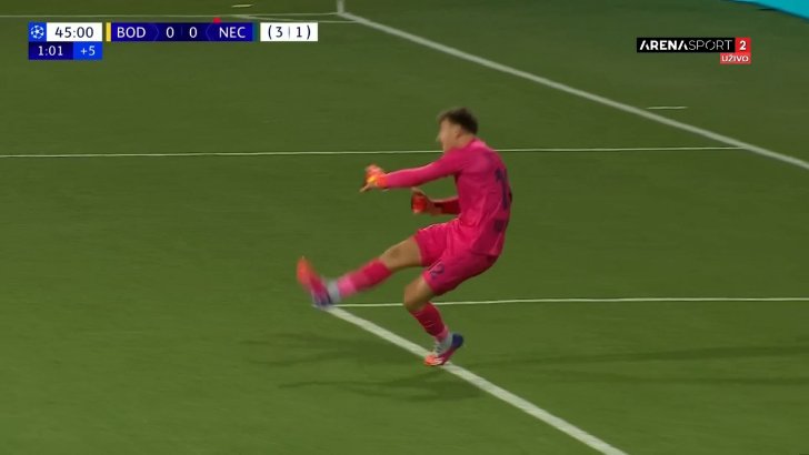 Bodo/Glimt 1-0 NEC Nijmegen - André Bjørkan 45'+3' [4-1 on agg.]